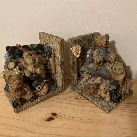 Vintage teddy bookends - Picture 1 of 3